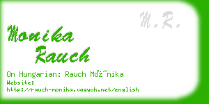 monika rauch business card